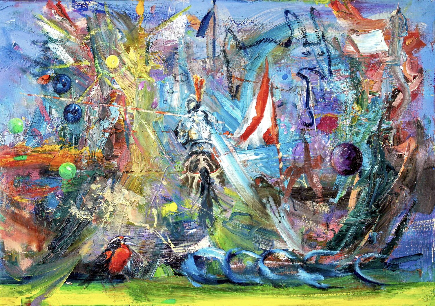 Sundog Conquistador Simon Boyd Original painting for sale