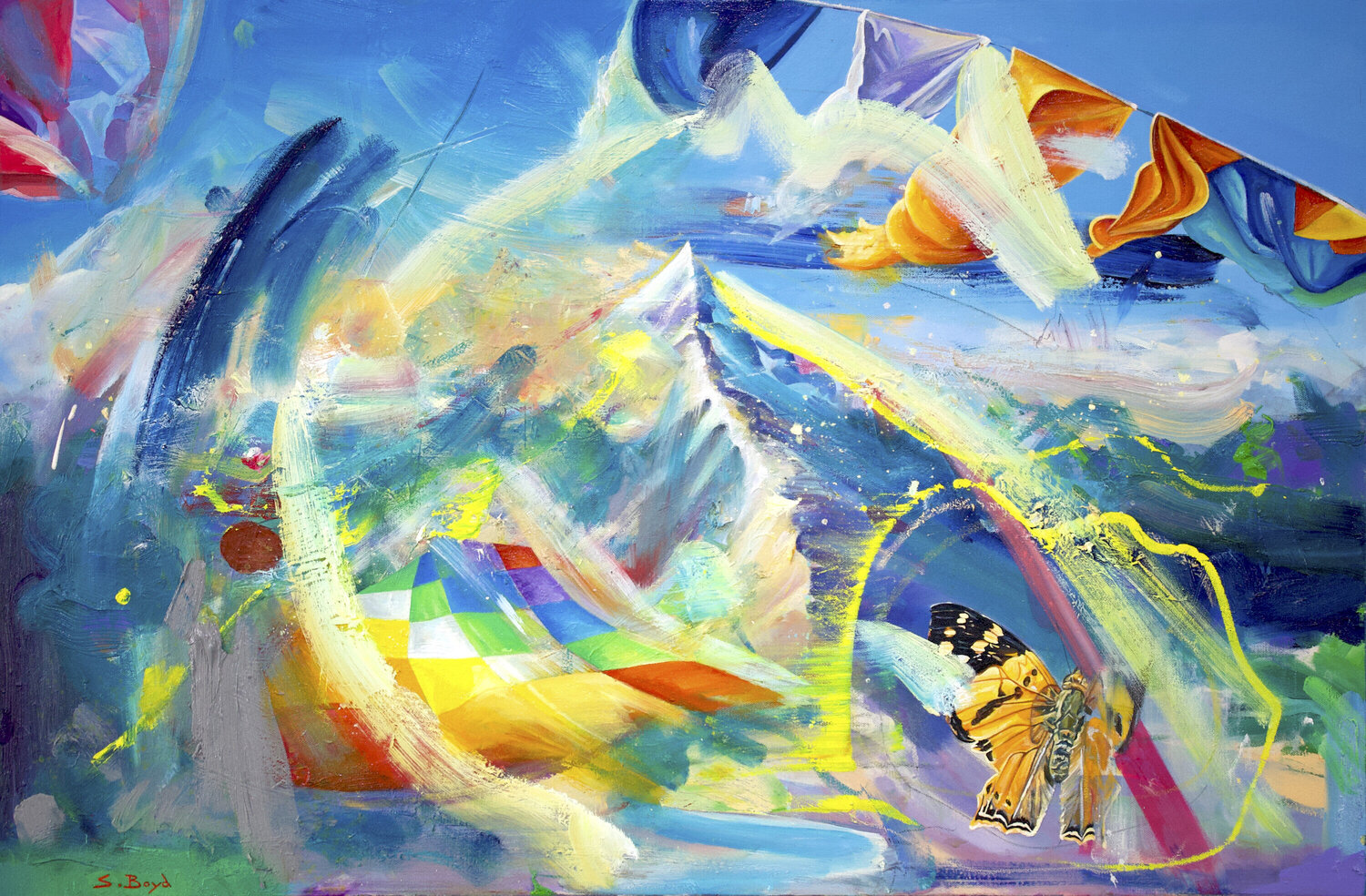 Sendero (Path) Simon Boyd Original painting for sale