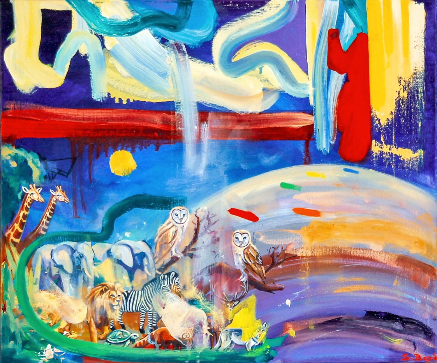 Kingdom Simon Boyd Original painting for sale