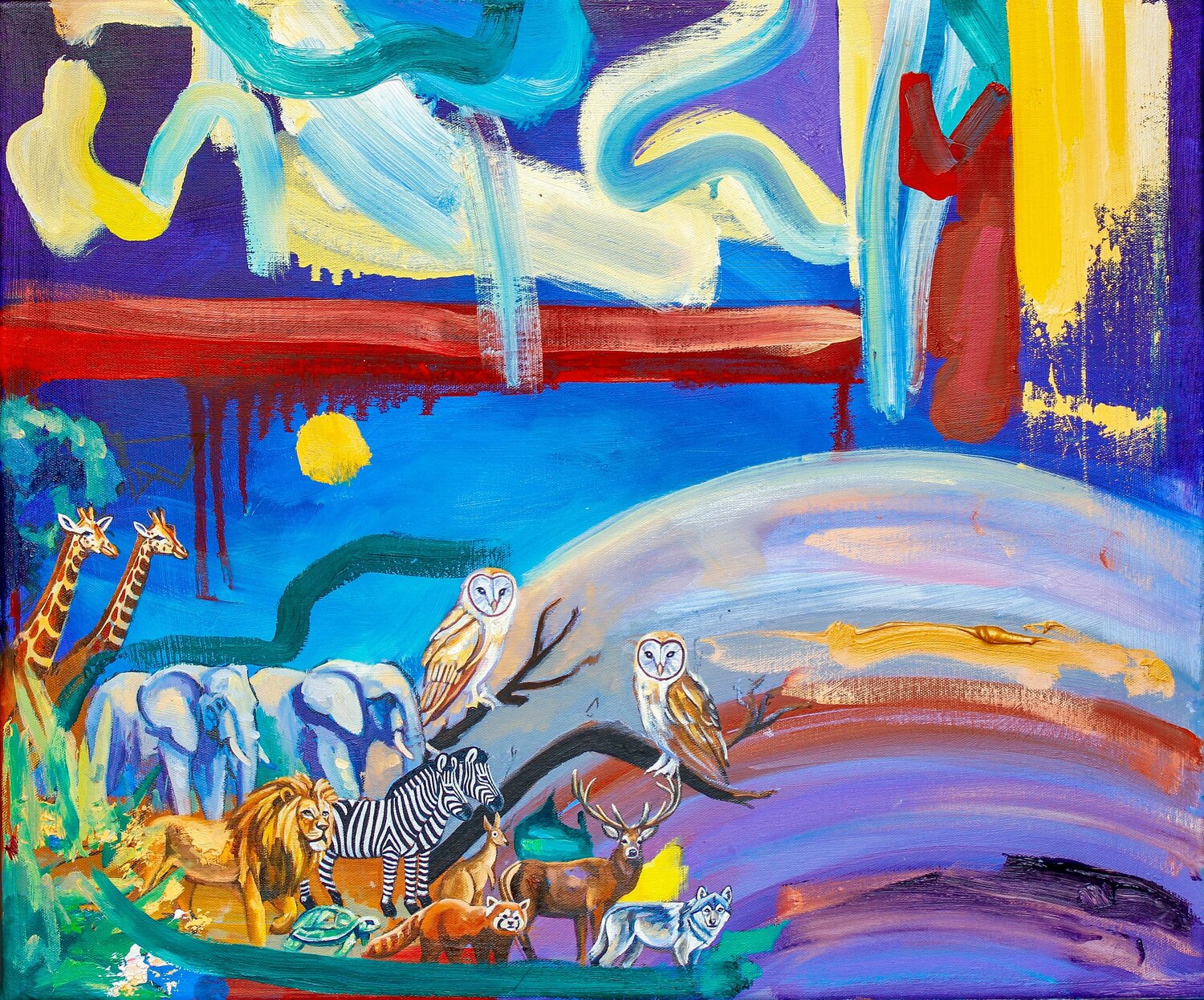Kingdom Simon Boyd Original painting for sale