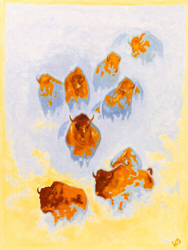 Warm Wind Of Spring by Victoire Perez, Painting for Sale on Select