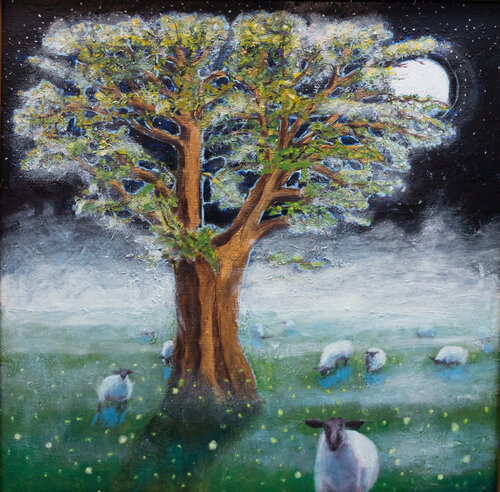 Endless Life/Time by evy Olsen Halvorsen, Painting for Sale on Select