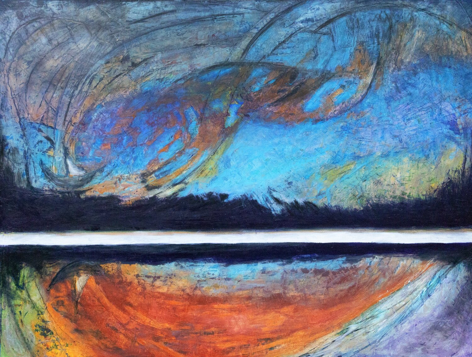 echo of a memory evy Olsen Halvorsen Original painting for sale