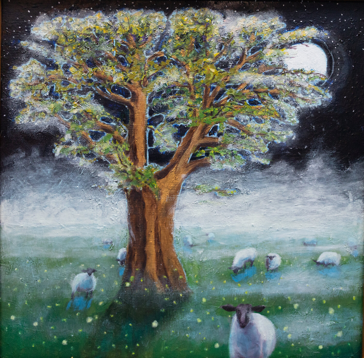 Endless Life/Time evy Olsen Halvorsen Original painting for sale