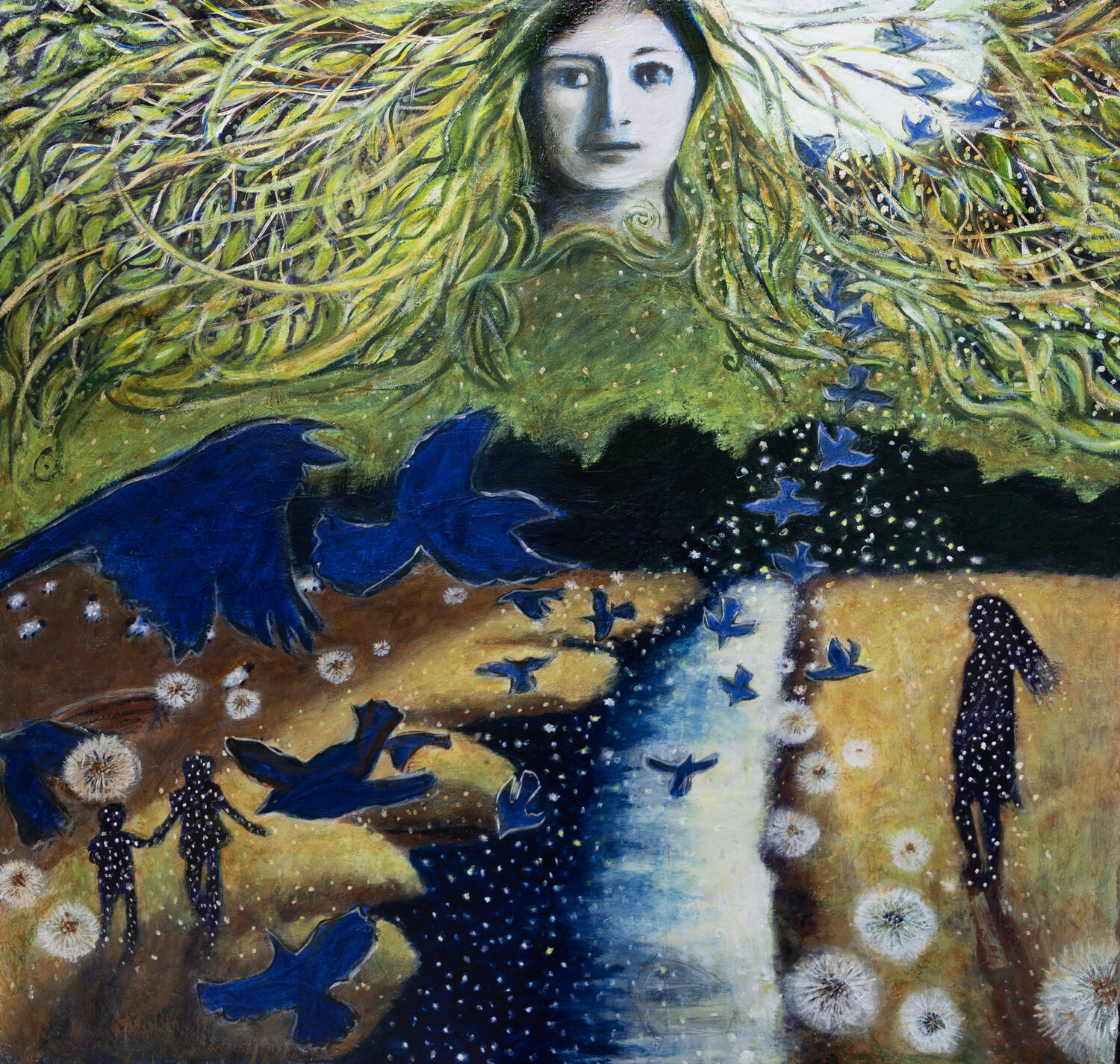 Cerridwen evy Olsen Halvorsen Original painting for sale