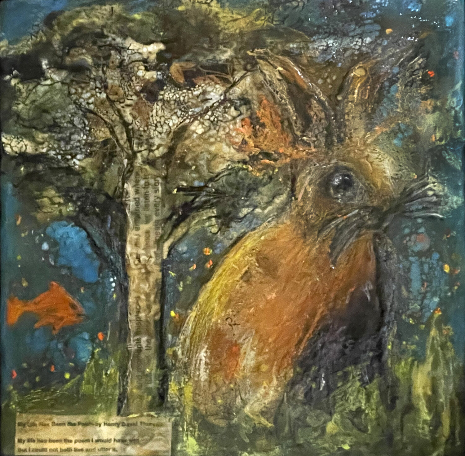 My life has been the poem evy Olsen Halvorsen Original painting for sale