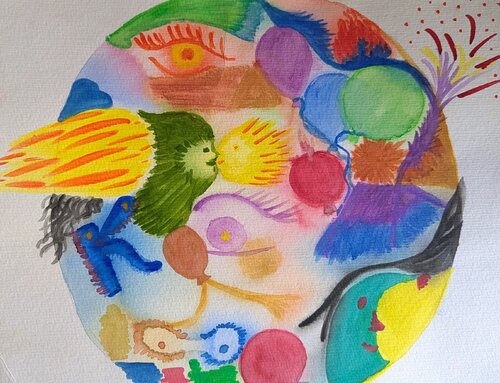 Der Kuss des Lichts by Ellen Frischbutter, Painting for Sale on Select