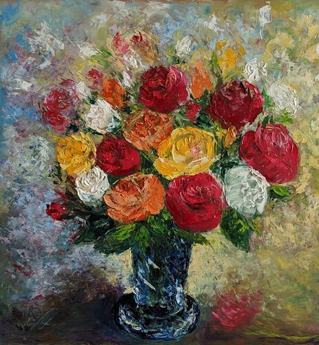Flowers of Light by Ellen Frischbutter, Painting for Sale on Select