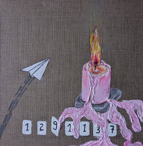 Wenn die Form schmilzt by Ellen Frischbutter, Painting for Sale on Select