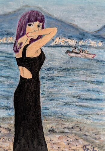 Eye of the Tide by Ellen Frischbutter, Painting for Sale on Select