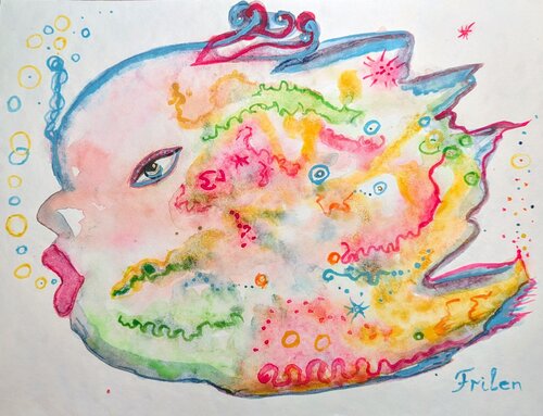 Between Breath and Form II — Emergence by Ellen Frischbutter, Painting for Sale on Select