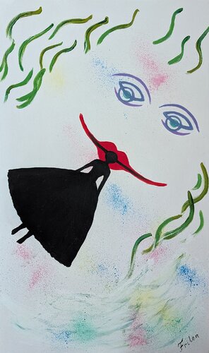 Between by Ellen Frischbutter, Painting for Sale on Select