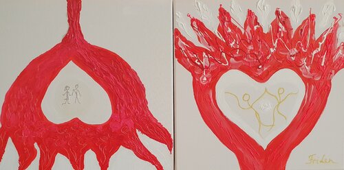 Descent and Ascent by Ellen Frischbutter, Painting for Sale on Select