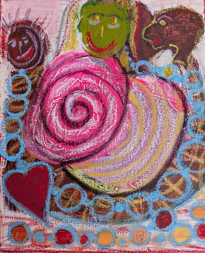 Das erste Zeichen by Ellen Frischbutter, Painting for Sale on Select