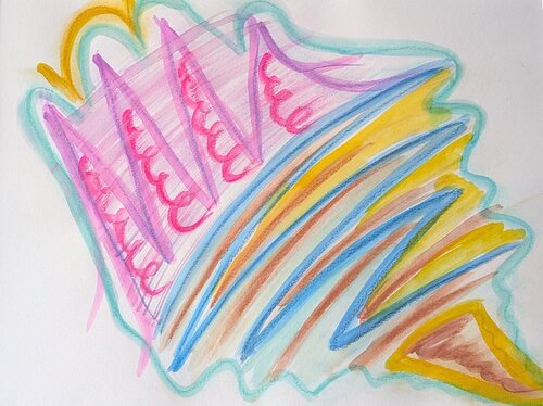 Entfaltung by Ellen Frischbutter, Painting for Sale on Select