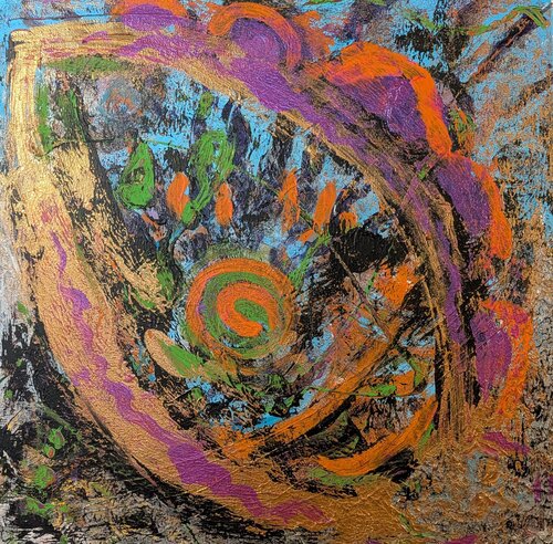 Der verborgene Code by Ellen Frischbutter, Painting for Sale on Select