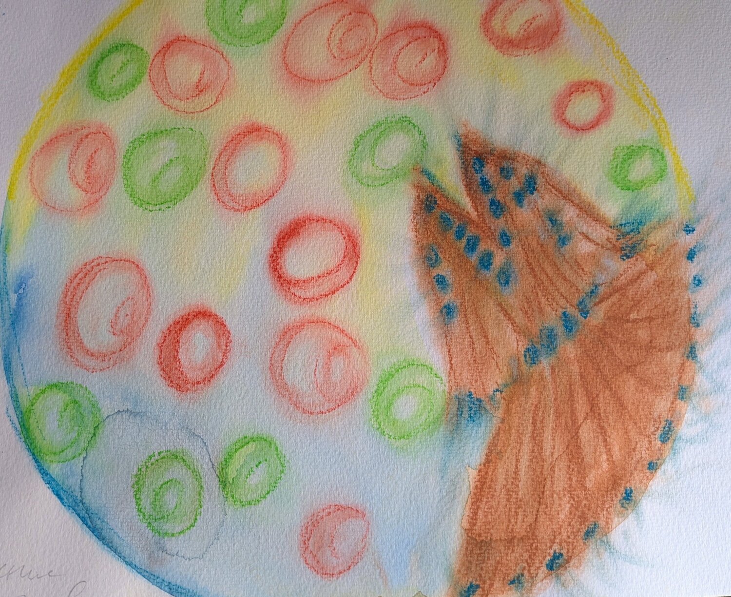 Moment der Entscheidung Ellen Frischbutter Original painting for sale