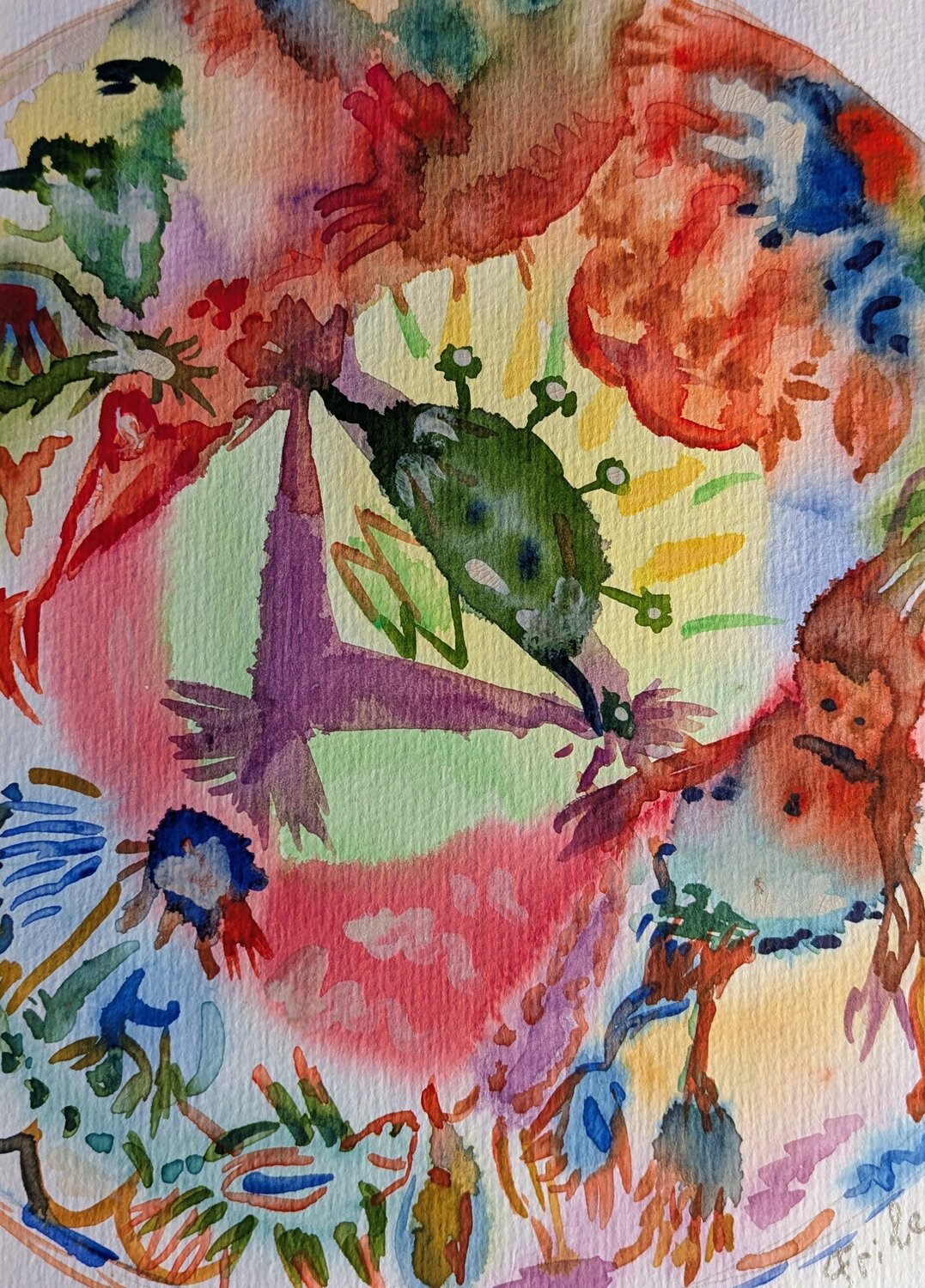 The Call Ellen Frischbutter Original painting for sale