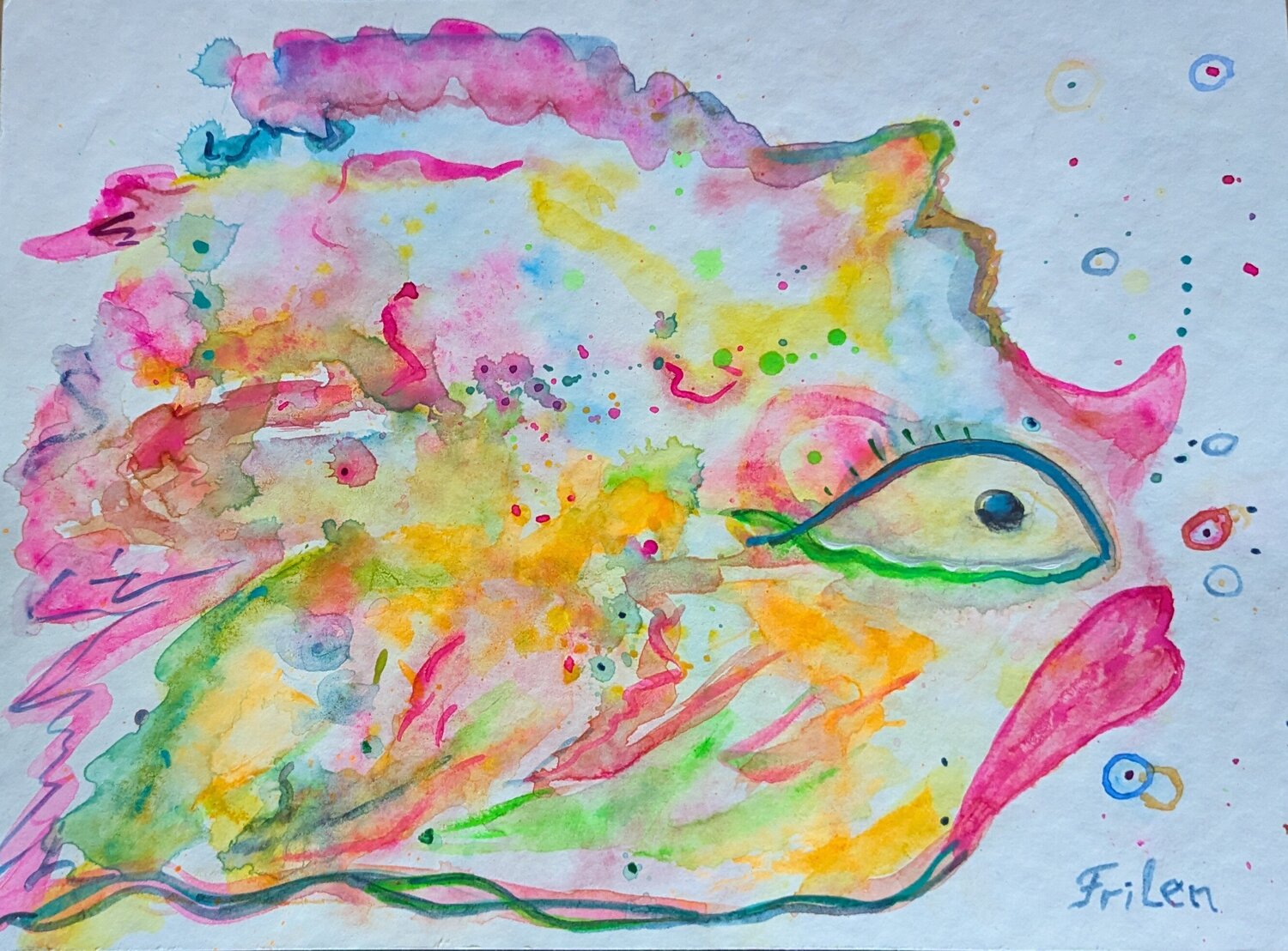 Between Breath and Form Ellen Frischbutter Original painting for sale