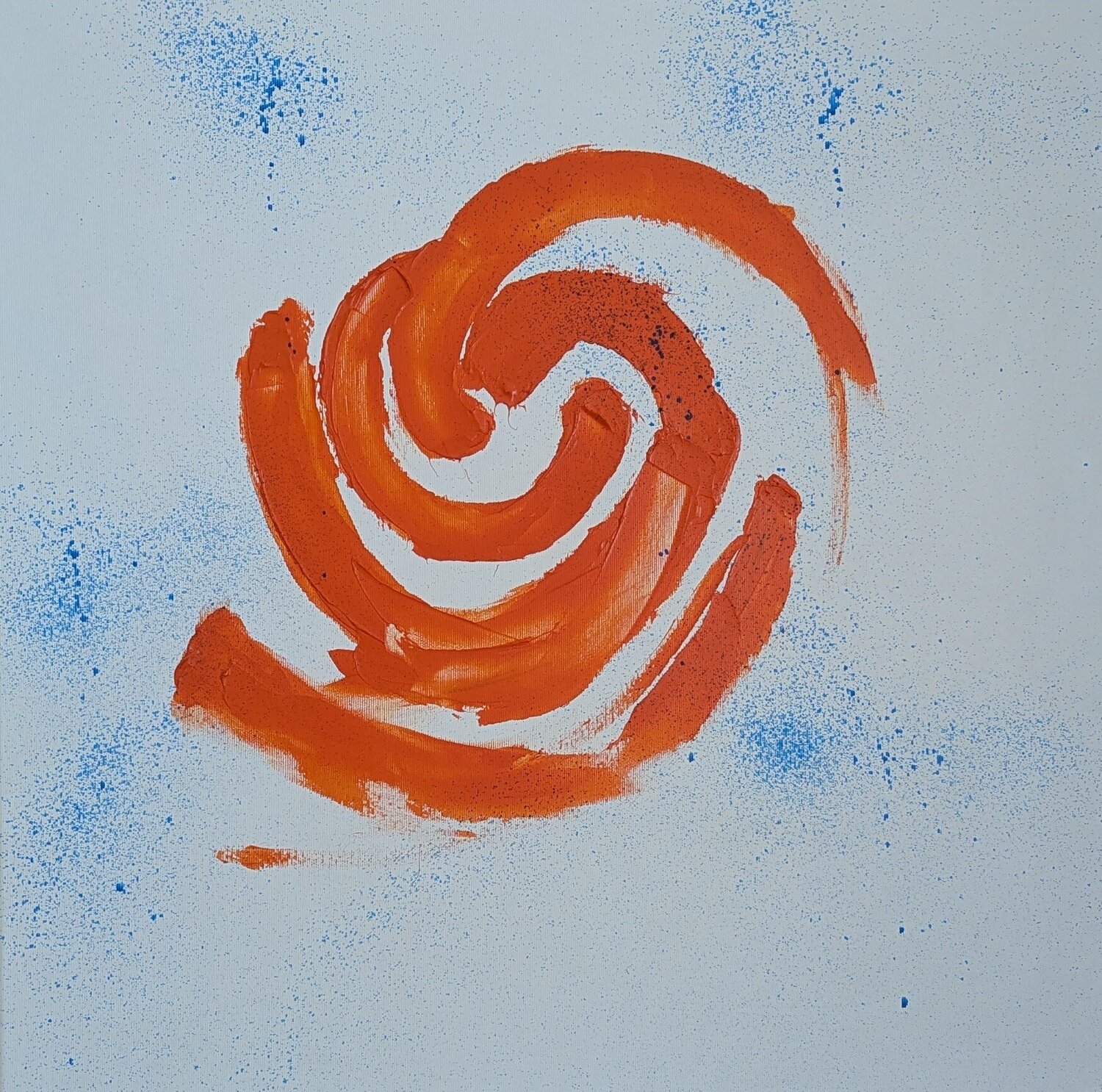 Dialog der Farbe — Ursprung der Bewegung Ellen Frischbutter Original painting for sale