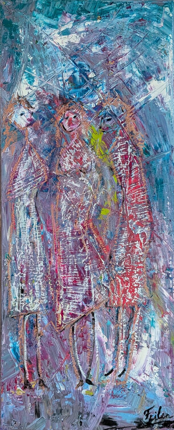 She Knows Ellen Frischbutter Original painting for sale