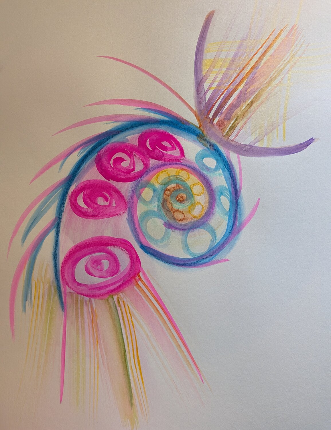 Keim des Lichts Ellen Frischbutter Original painting for sale