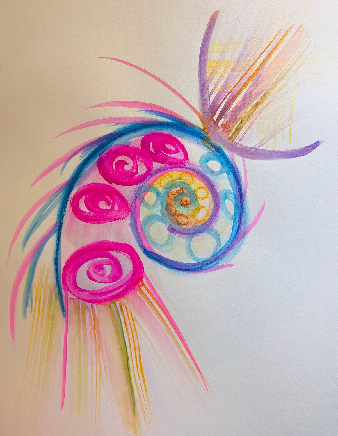 Keim des Lichts Ellen Frischbutter Original painting for sale