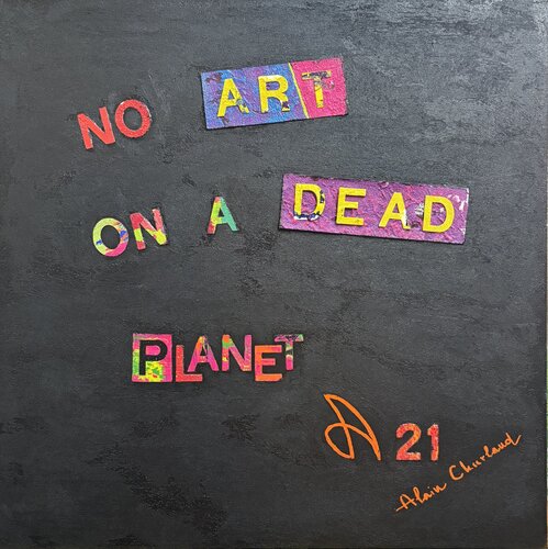 No art on a dead planet by Alain CHURLAUD, Painting for Sale on Select