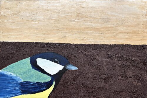 Mésange by Alain CHURLAUD, Painting for Sale on Select