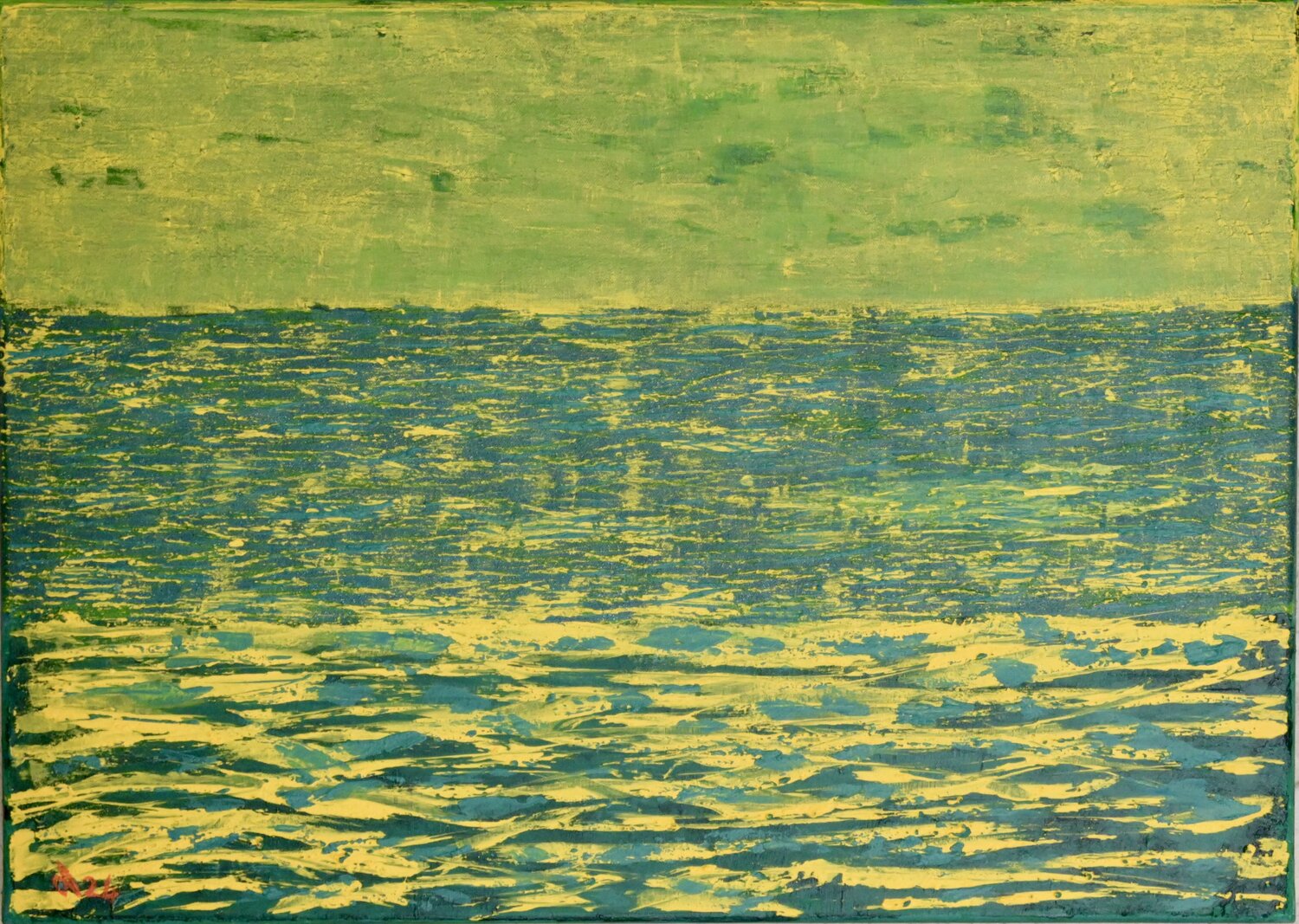 Green light Alain CHURLAUD Original painting for sale