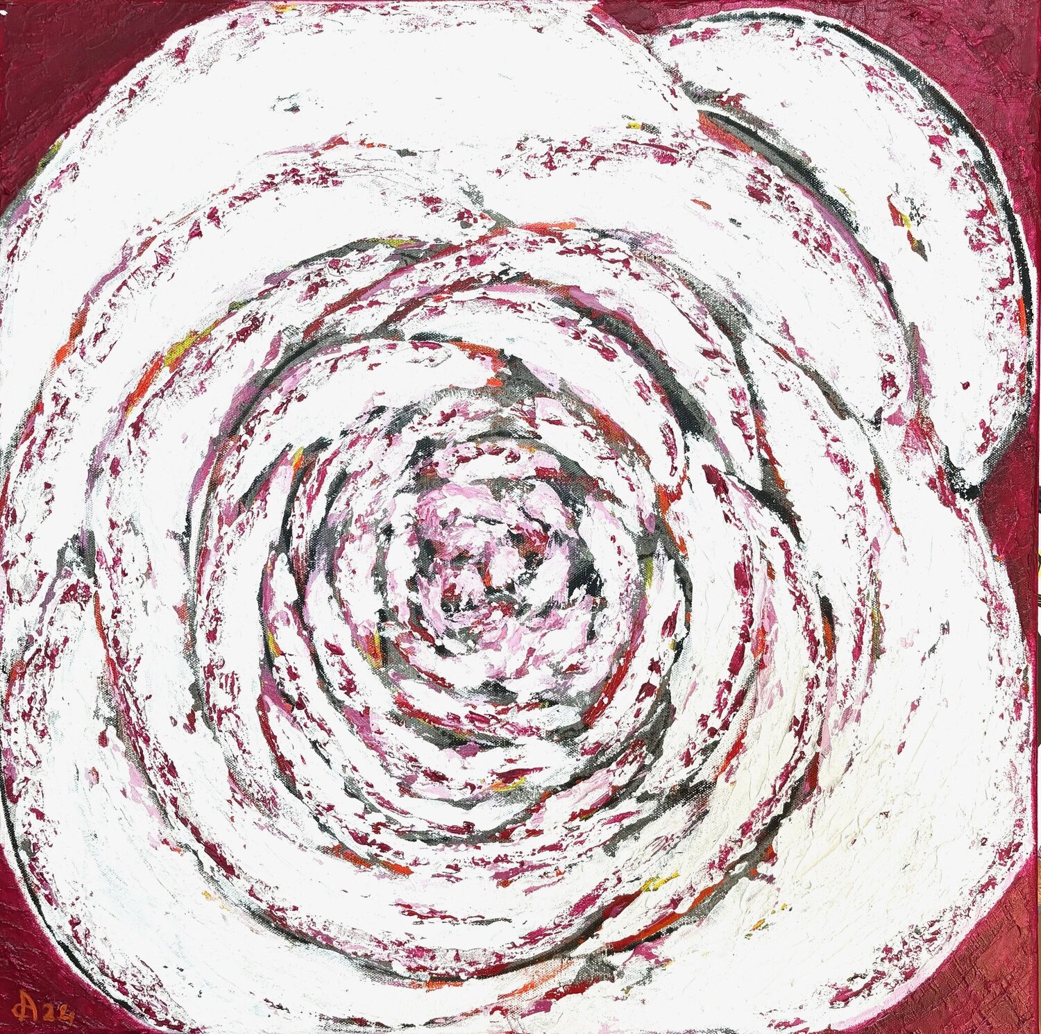 So Pink Alain CHURLAUD Original painting for sale