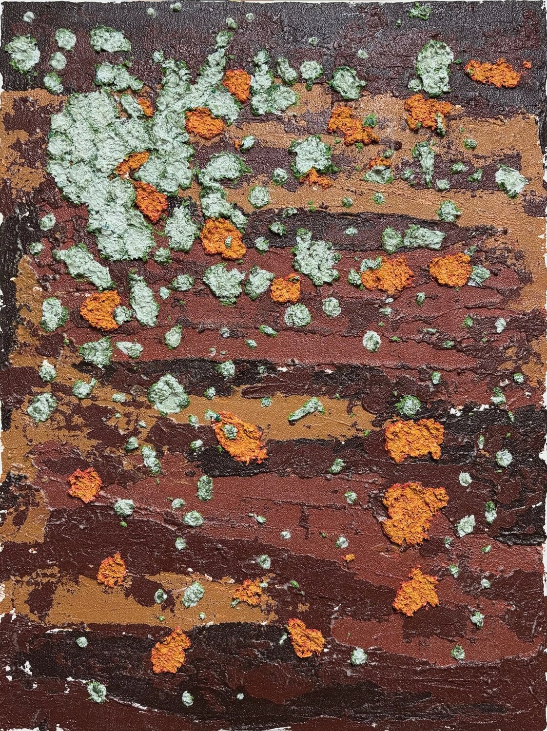Lichen Alain CHURLAUD Original painting for sale