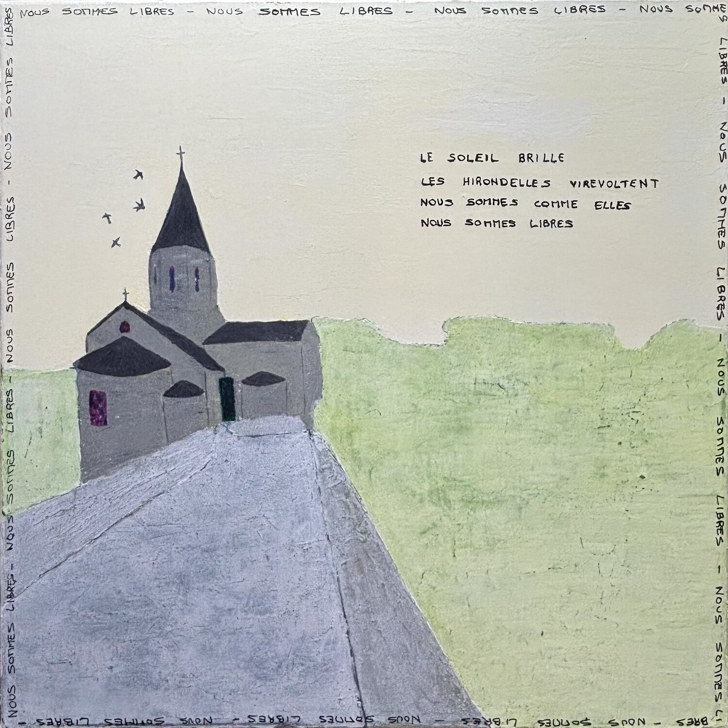 September Alain CHURLAUD Original painting for sale