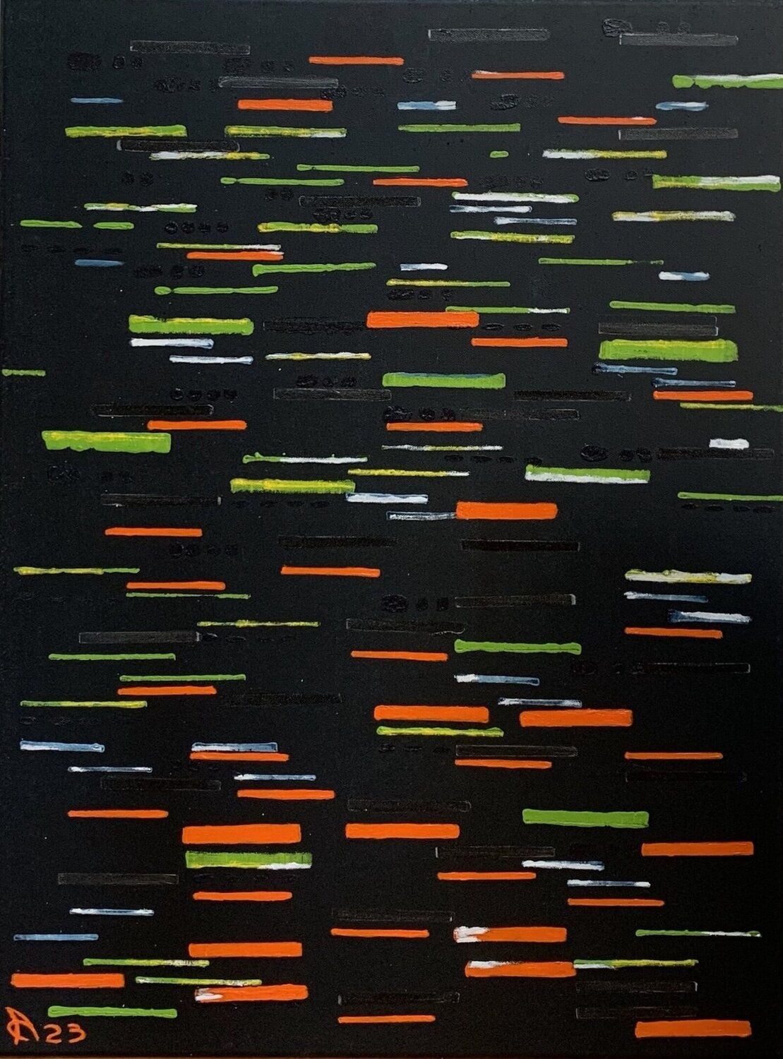 Too many sounds Alain CHURLAUD Original painting for sale