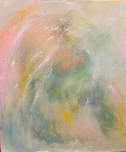 Angel of Light: Veil of Presence by Maryia Walker Maryia Walker, Painting for Sale on Select