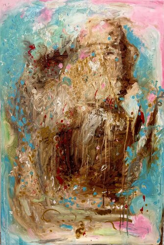 Sea Temple by Maryia Walker Maryia Walker, Painting for Sale on Select