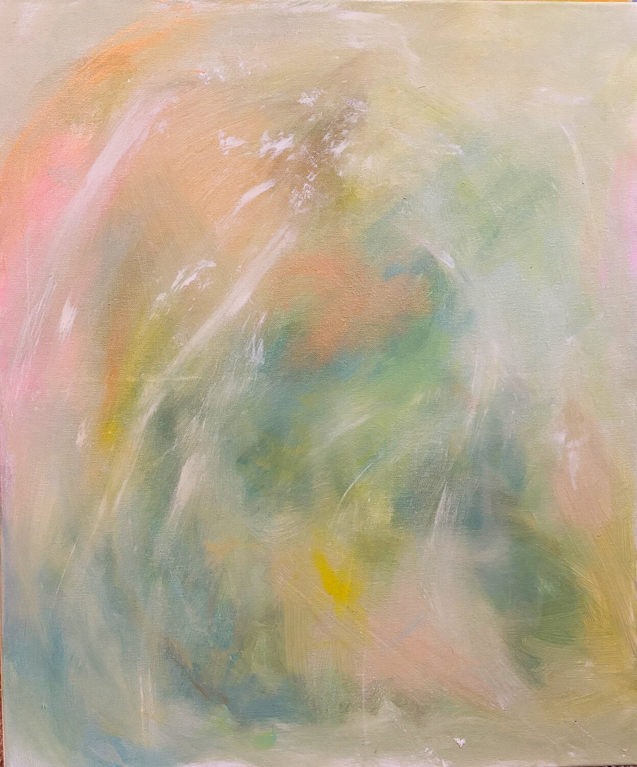 Angel of Light: Veil of Presence Maryia Walker Maryia Walker Original painting for sale