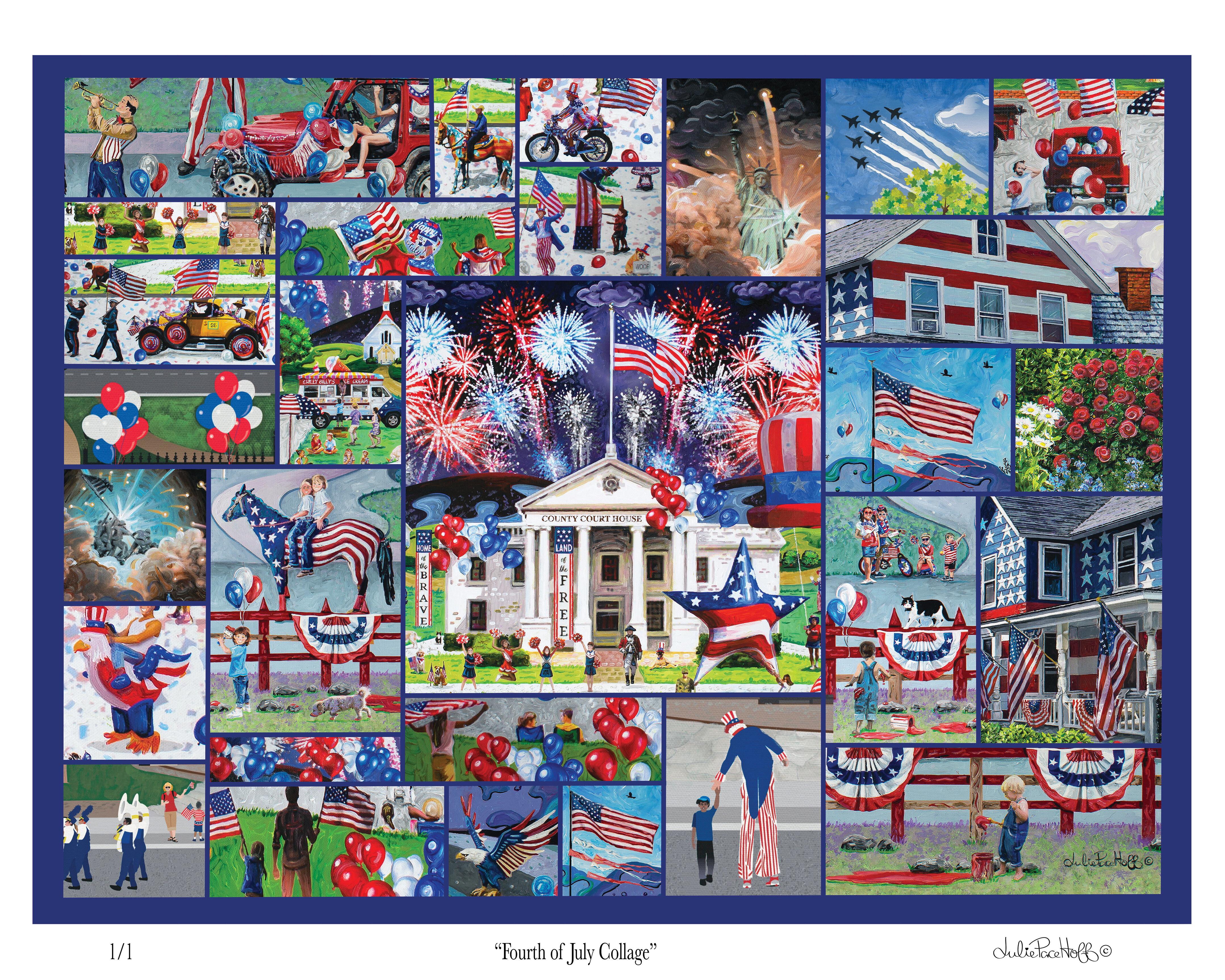 4th of July Collage