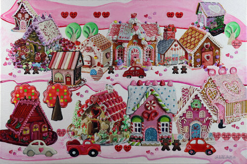 Valentine Sweetness by Julie Pace Hoff, Painting for Sale on Select