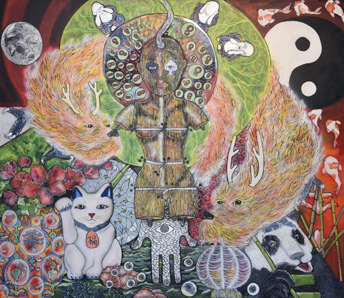 Das Nirvana by Karina Schiefer, Painting for Sale on Select