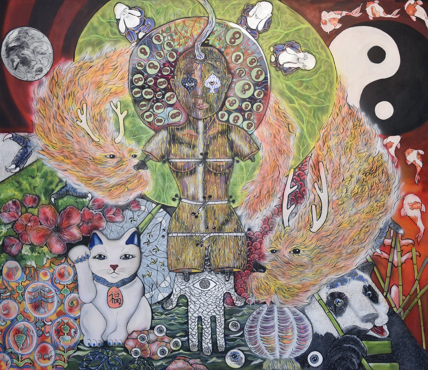 Das Nirvana Karina Schiefer Original painting for sale