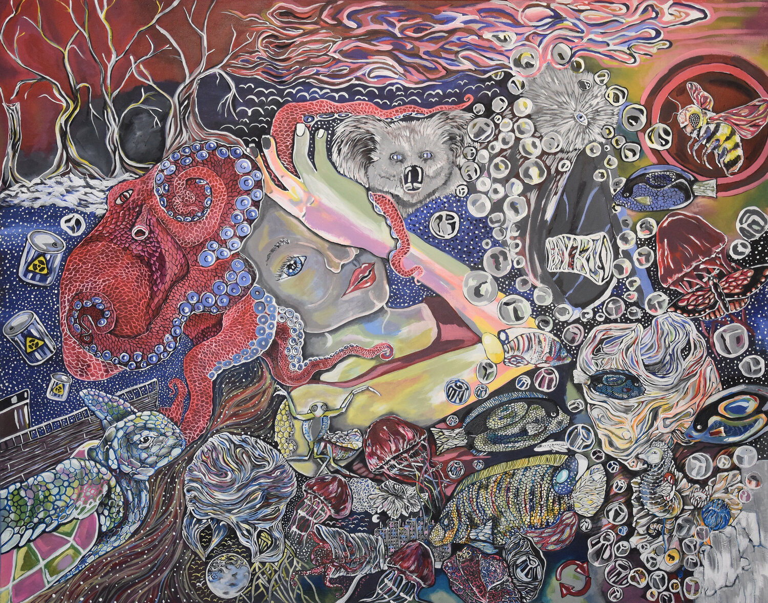 Calypso Karina Schiefer Original painting for sale