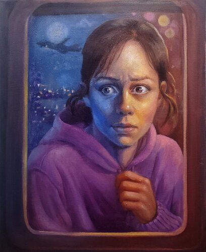 Anxiety about the new world by Eunyoung Yun, Painting for Sale on Select