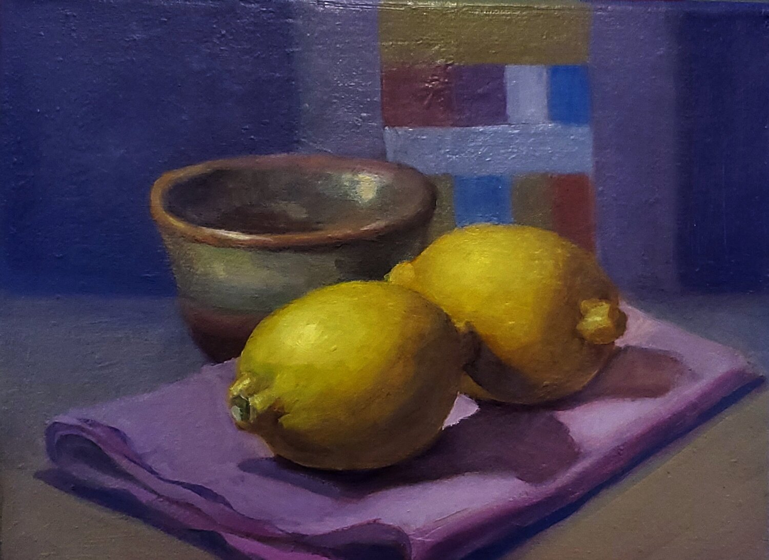 lemon still life Eunyoung Yun Original painting for sale
