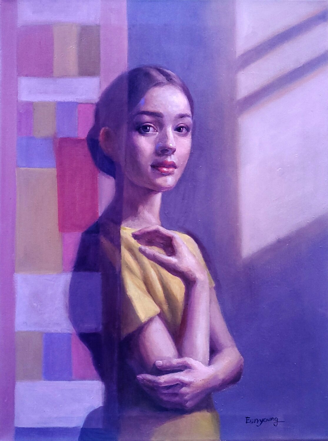 A woman's inner sense Eunyoung Yun Originalgemälde zu verkaufen