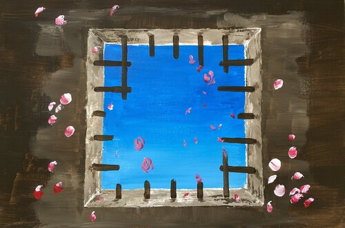Beauty in the Eyes of the Prisoner by Filomena Reale, Painting for Sale on Select