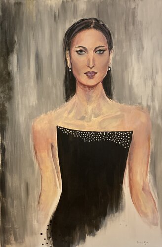 L'ELEGANZA DEL SILENZIO by Filomena Reale, Painting for Sale on Select