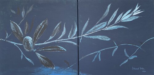 DISCERNIMENTO (dittico) by Filomena Reale, Painting for Sale on Select