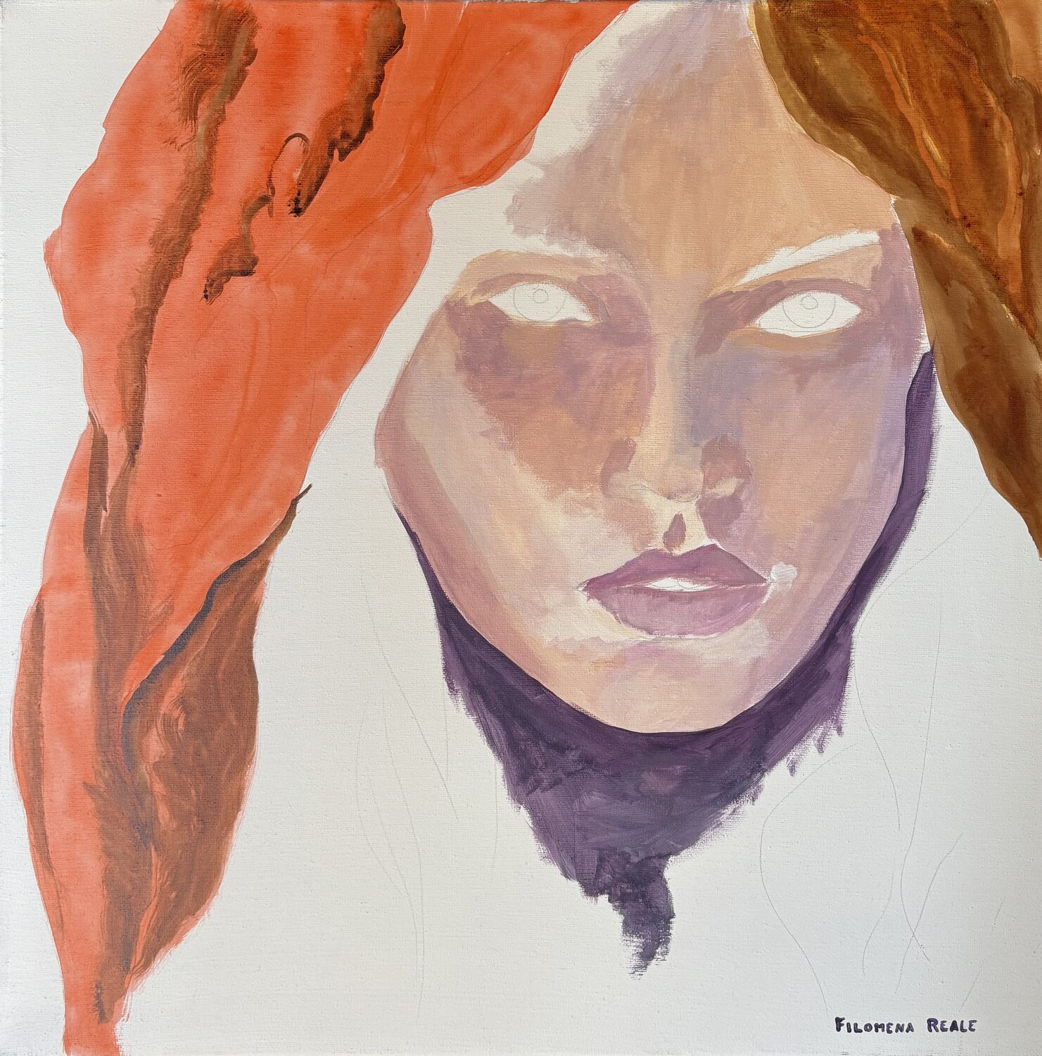 IDENTITA' INCOMPIUTA Filomena Reale Original painting for sale