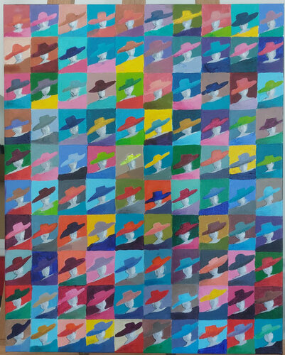 Diversity #8 by Mieke Van Cauter, Painting for Sale on Select